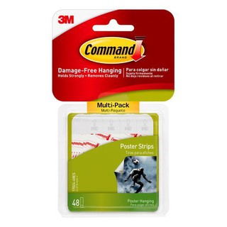Combo 2 vỉ 48 miếng dán móc treo tranh 3M Command 17024-48ES