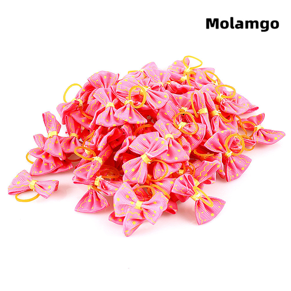 Băng Đô Cao Su Đính Nơ Xinh Xắn Dành Cho Cún Cưng