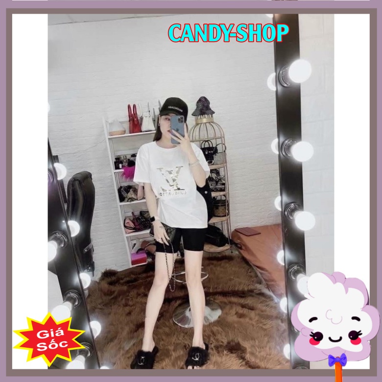 Quần legging lửng nữ đẹp cạp cao, quần đùi legging nâng mông dáng ngố tập gym thể thao co giãn 4 chiều.Candy-shop | BigBuy360 - bigbuy360.vn