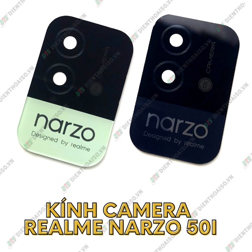 Mặt kính camera realme narzo 50i có sẵn keo dán