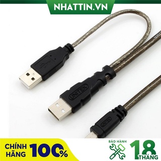 Cáp Mini USB Unitek Y-C436 2.0 dùng cho ổ cứng di động,mp3,điên thoại Nokia,máy scan