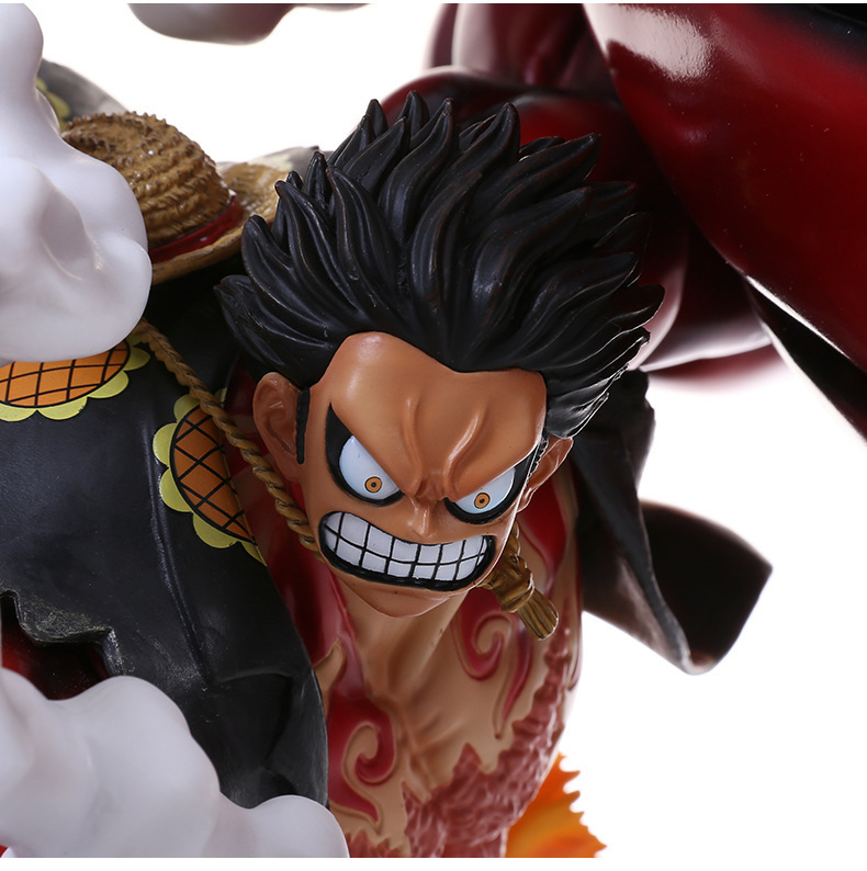 Mô Hình Linh Hoạt Thiết Kế Nhân Vật Luffy Gear 4 One Piece Chất Lượng Cao 25cm