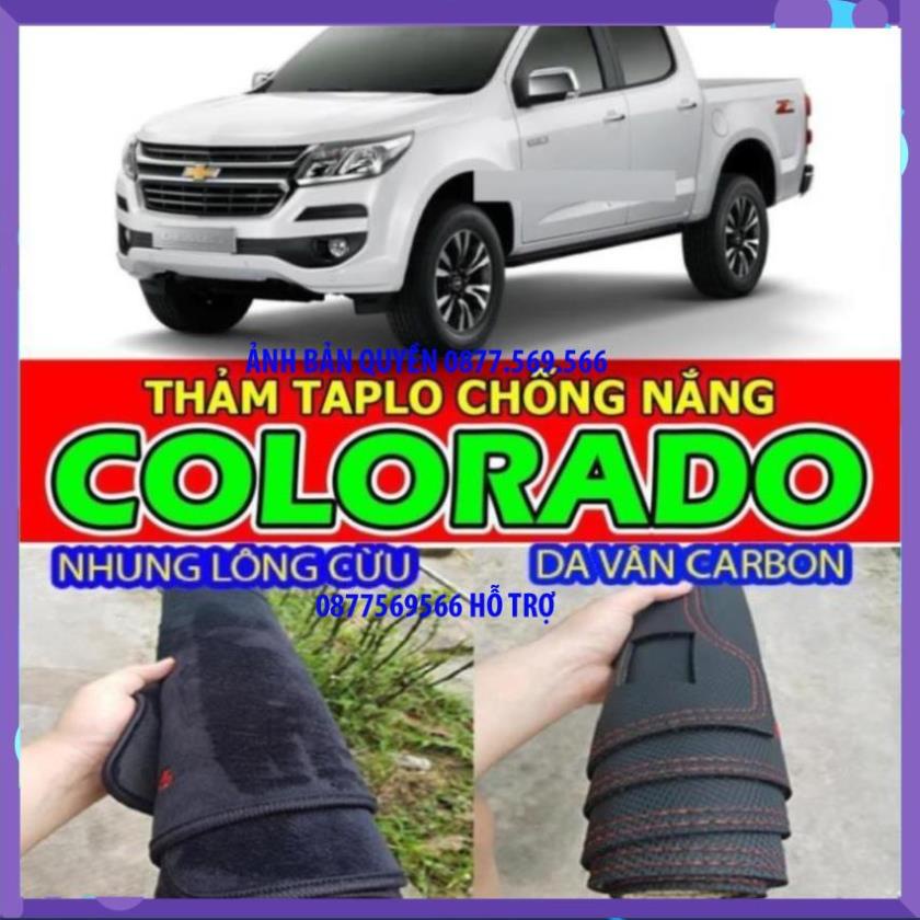 THAM TAPLO DA VÂN GỖ CHEVROLET COLORADO THẢM TRẢI LÓT TAPLO CAO CẤP 3 LỚP CHỐNG TRƯỢT CHỊU NHIỆT XE HƠI BAO HÀI LÒNG