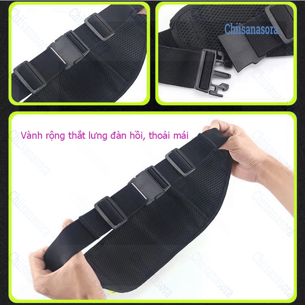 Dây đai chạy bộ đựng điện thoại - Túi thể thao đeo hông chống thấm