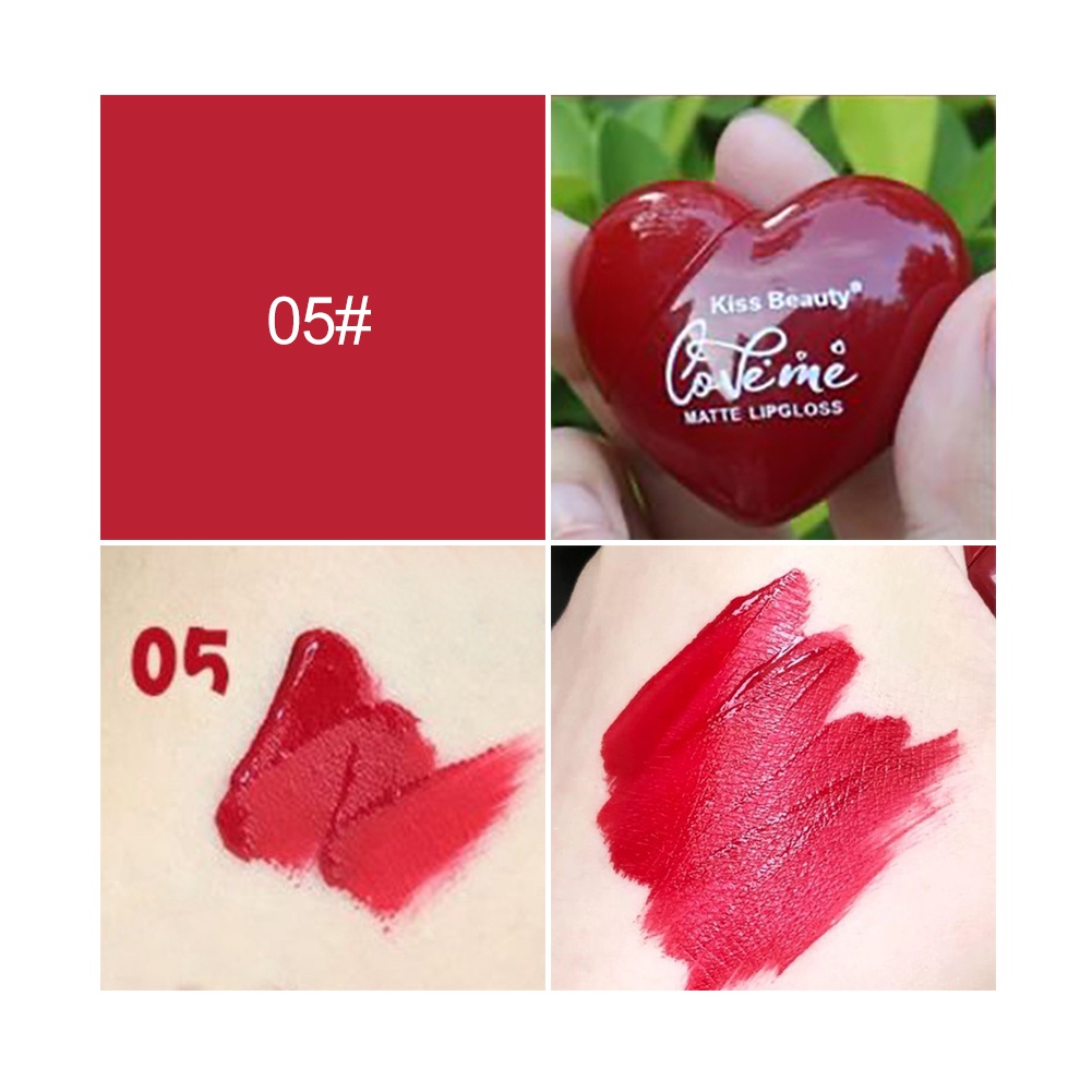 Son Môi KISS BEAUTY Chống Thấm Nước Và Chống Dính Cao Cấp