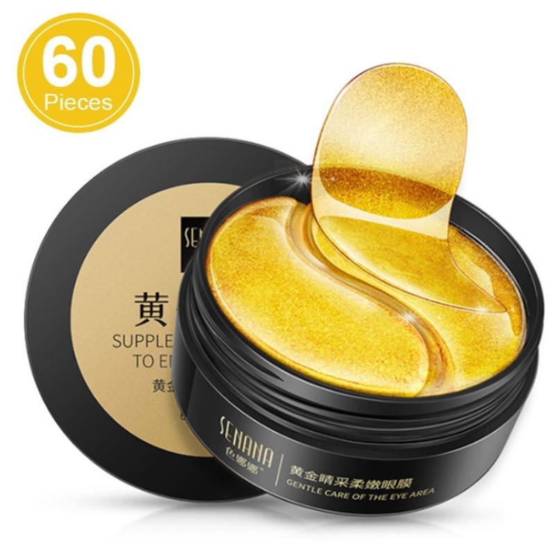 [Hàng mới về] Set 60 mặt nạ mắt rong biển/collagen dưỡng ẩm làm giảm bọng mắt và quầng thâm