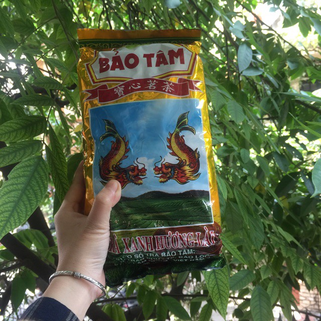 Trà xanh Bảo Tâm hương lài, mùi thơm nhẹ nhàng và tinh tế