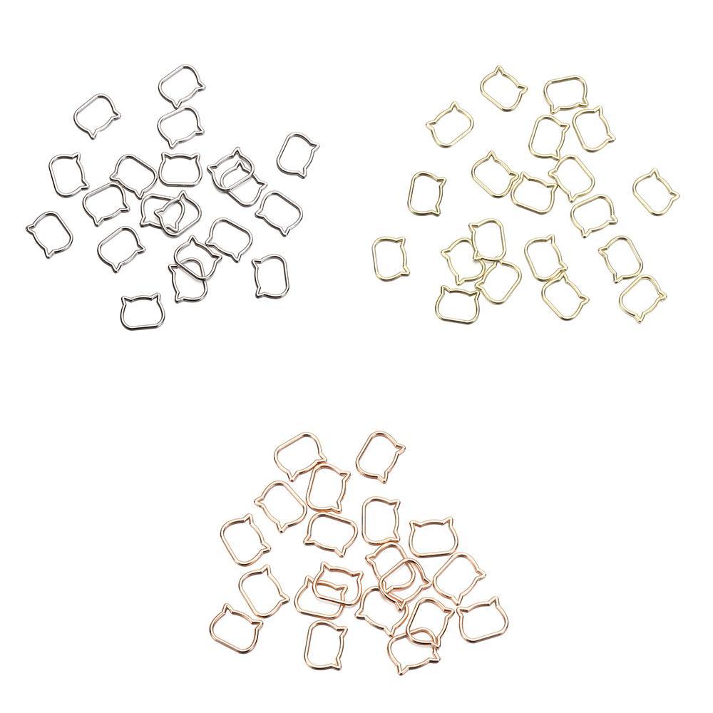 LAYOR1 Set 20 Đầu Mèo Mini 9 * 11mm Làm Quần Áo Búp Bê