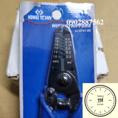 0.5~5.5mm2 Kìm tuốt dây Kingtony 6741-06