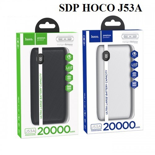 SẠC DỰ PHÒNG CHÍNH HÃNG HOCO 20.000mAh | Đa Cổng - Tốc Độ Đầu Ra Lên Đến 2.1A | Lỗi 1 Đổi 1 - 11000