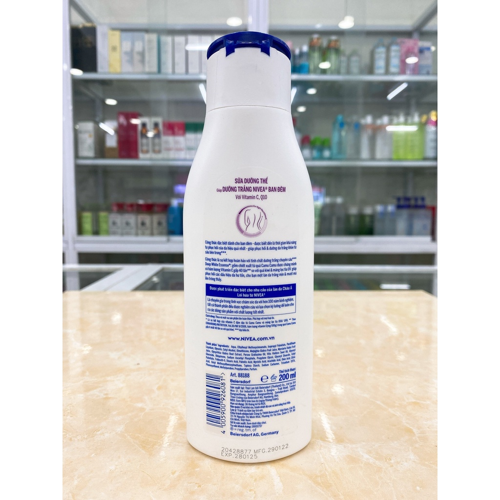 Sữa Dưỡng Thể Nivea Phục Hồi Dưỡng Trắng Da Hàng Cty