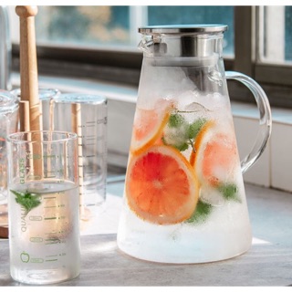 Bình nước thủy tinh siêu chịu nhiệt đổ nước nóng không vỡ