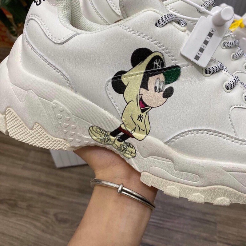 [Hot trend - Bản Trung ] Giày thể thao sneakers nam nữ 𝐌 𝐋 𝐁 mickey đỏ - vàng bản chuột đỏ in 3D