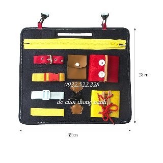 Bảng bận rộn BUSY BOARD thực hành cuộc sống - Giáo cụ Montessori