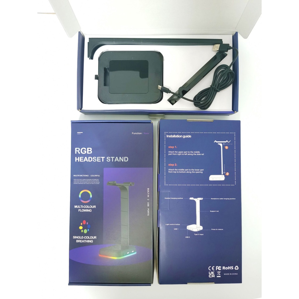 ⭐Giá Đỡ Tai Nghe Led RGB 4 trong 1 Đa Dạng Màu Sắc Trang Trí Bàn Làm Việc, Gaming Có Pin Dự Trữ - ZIN DEOCR ⭐ | BigBuy360 - bigbuy360.vn