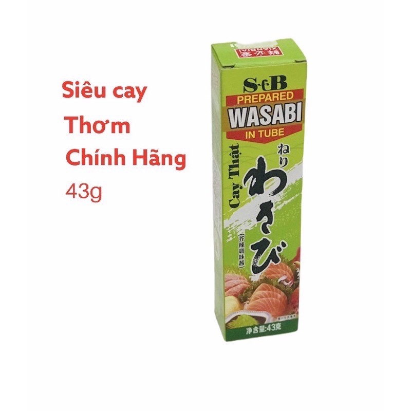 Mù Tạt Wasabi S&B 43g