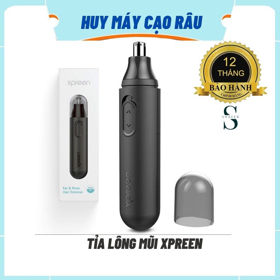 Tỉa lông mũi thông minh Xpreen AE3803 hàng cao cấp, chống giật lông mũi