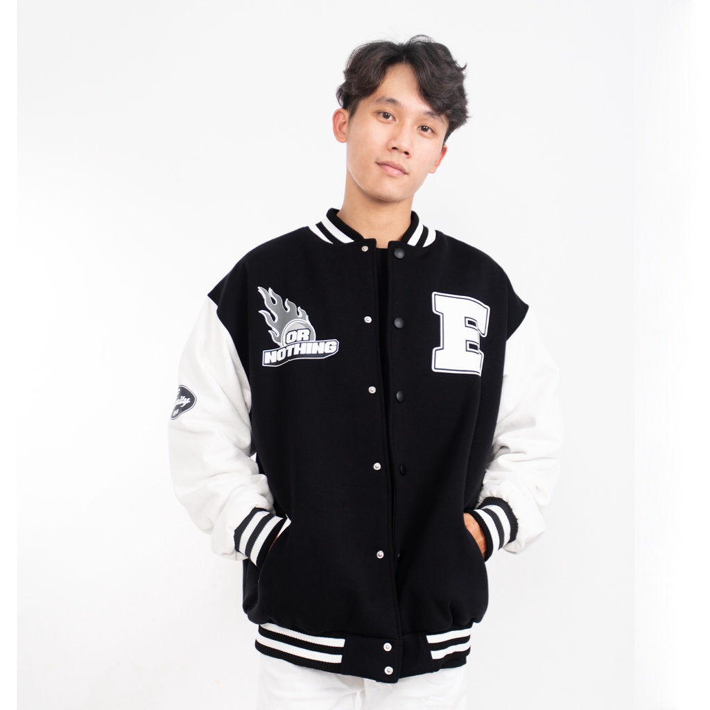 BILLIARD VARSITY - Áo Khoác Unisex Eternity