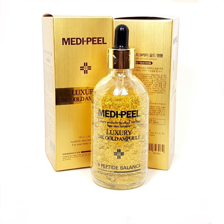 Tinh chất vàng MEDI-PEEL Luxury 24K Gold Ampoule 100ml LUVELA SR21