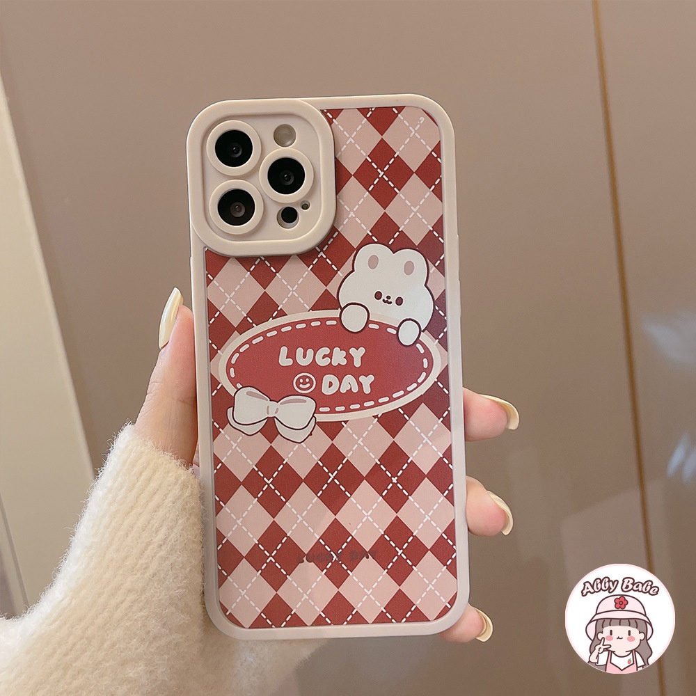 Ốp Điện Thoại TPU Mềm Mỏng Chống Sốc In Hình Thỏ Hoạt Hình Cho IP 13 12 11 Pro Max XR 8 7 Plus