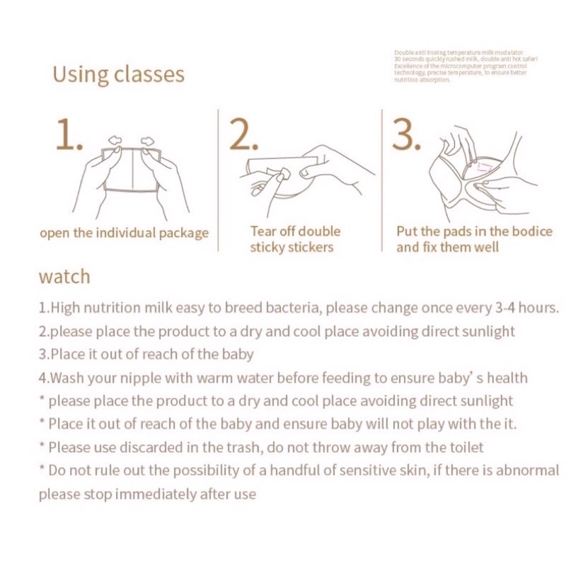 Hộp 108 miếng thấm sữa Cmbear