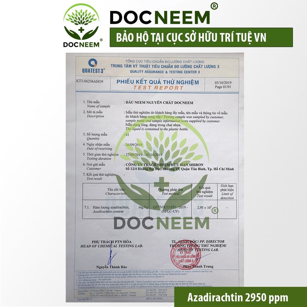 Combo Dầu Neem nguyên chất ép lạnh 100ml & 1 lít chế phẩm đậu nành lên men Humic trừ sâu bệnh - kích rễ chồi hoa