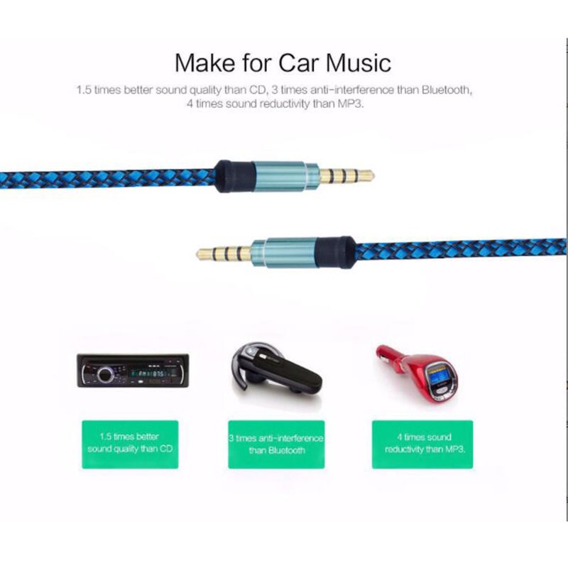 Dây Cáp Nối Dài Tai Nghe / Máy Nghe Nhạc MP3 MP4 AUX 3.5mm Male VNK2