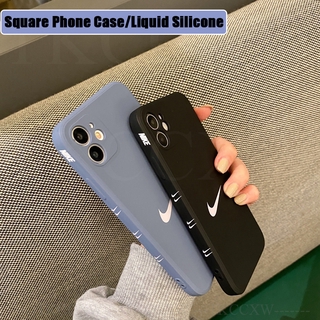 Ốp lưng OPPO A92S A72 A52 A92 A9 A5 2020 A12e AX5 A3S Find X2 Lite Reno 4Z Ốp điện thoại hình vuông in bên thời trang Thương hiệu thể thao NK Lable Matte Vỏ silicon lỏng mềm