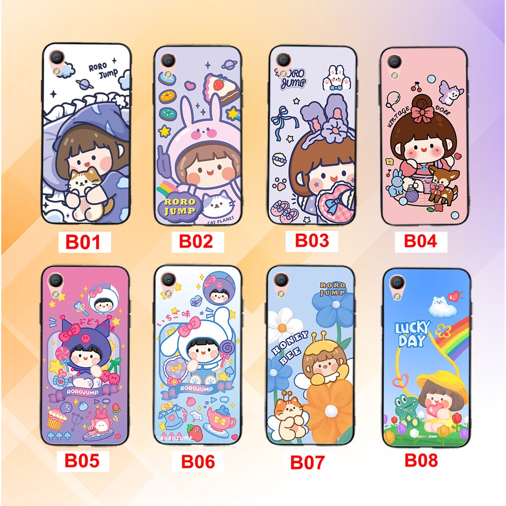 [FREESHIP]ỐP ĐIỆN THOẠI OPPO A37/F1 PLUS EM GÁI TÓC NGẮN XINH ĐẸP