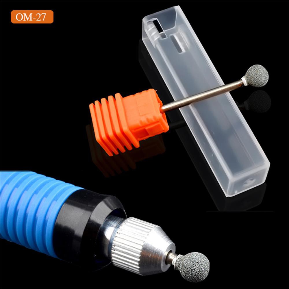 Mũi Khoan Xoay Làm Sạch Móng Tay Bằng Gốm Thời Trang Cho Nữ|Dụng Cụ Làm Móng