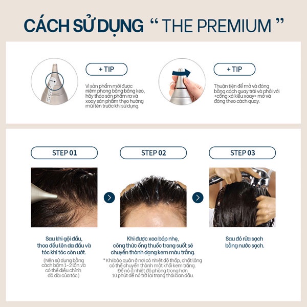 Dầu hấp tóc chuyên sâu HEADSPA7 Treatment The Premium 210ml