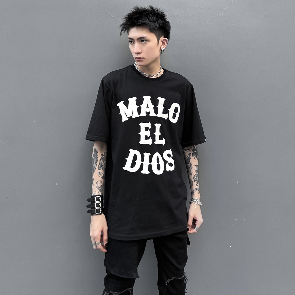 Áo thun tay lỡ The Bad God MED tee