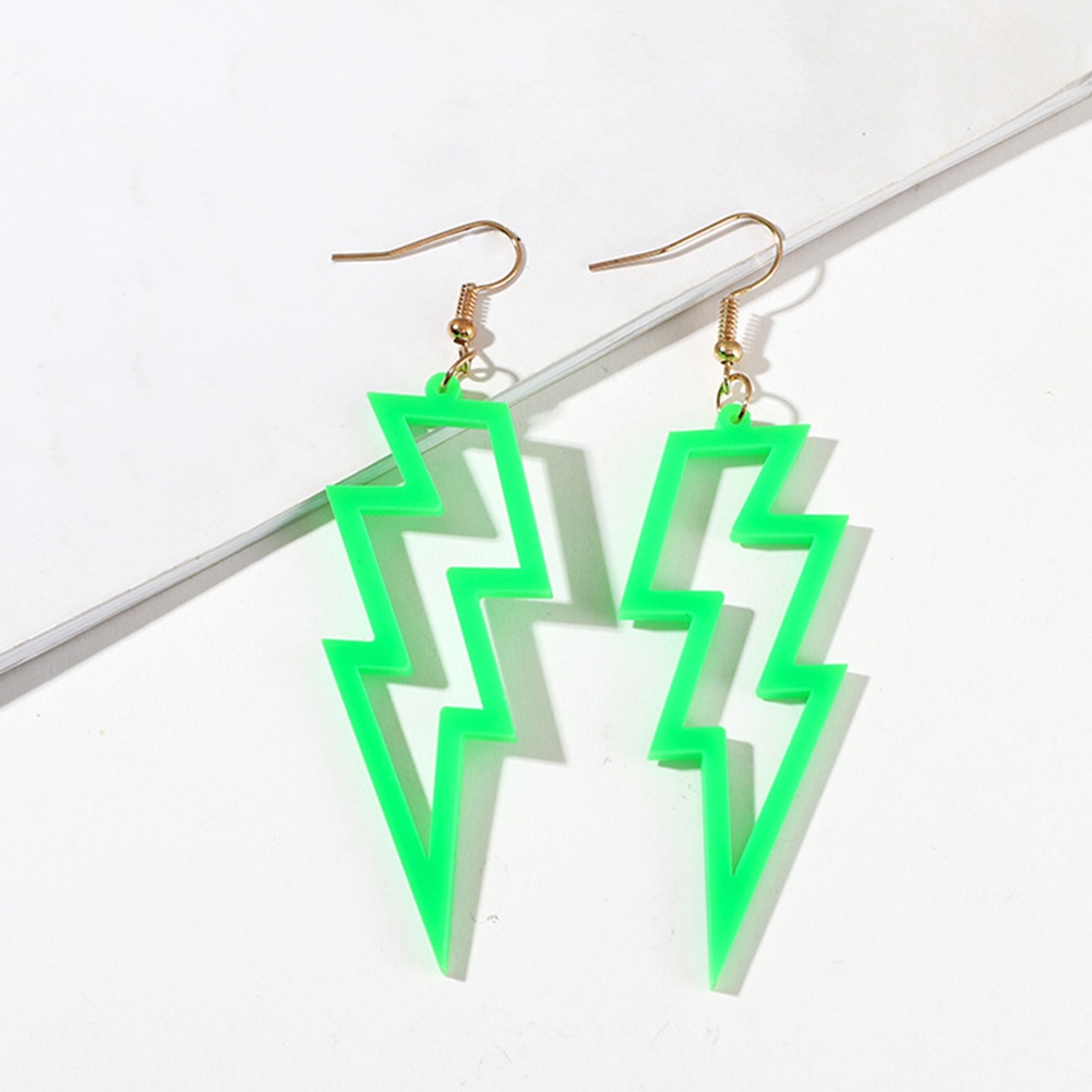 Set 2 Khuyên Tai Nữ Hình Tia Chớp Thời Trang