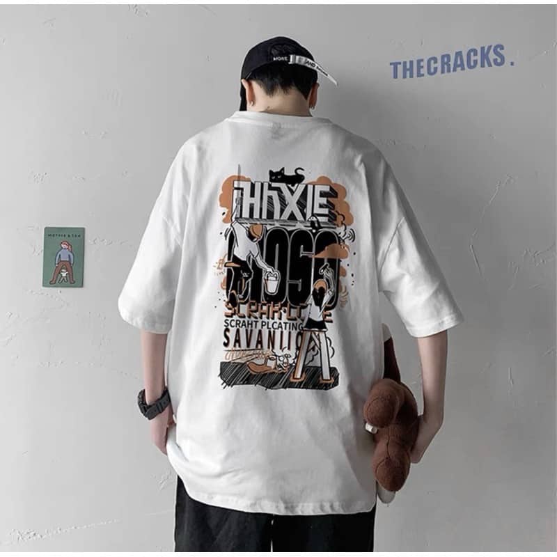 Áo Thun Tay Lỡ HHXLE màu ĐEN/TRẮNG 🦋/Nam nữ unisex/ ❤️ Jaystoree2