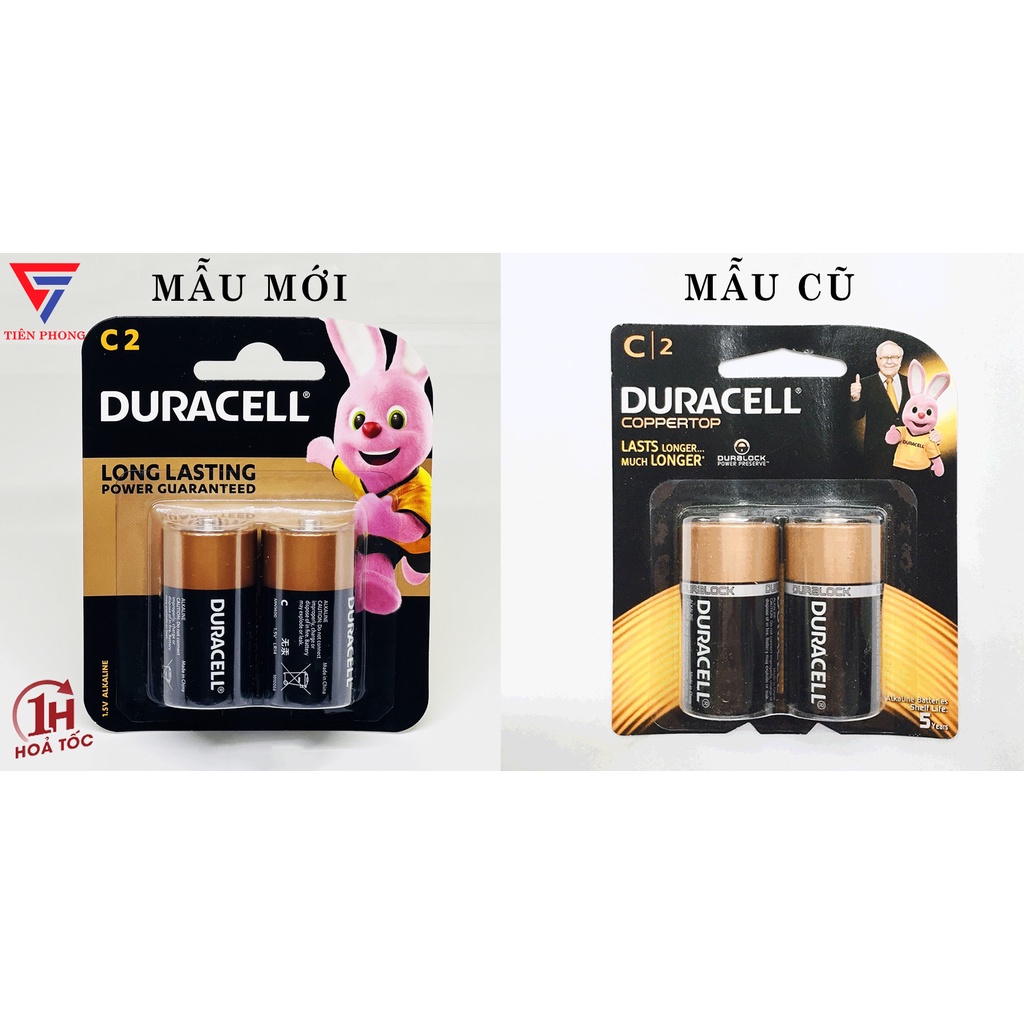 Pin Trung C Alkaline chính hãng Duracell - Pin LR14 cao cấp