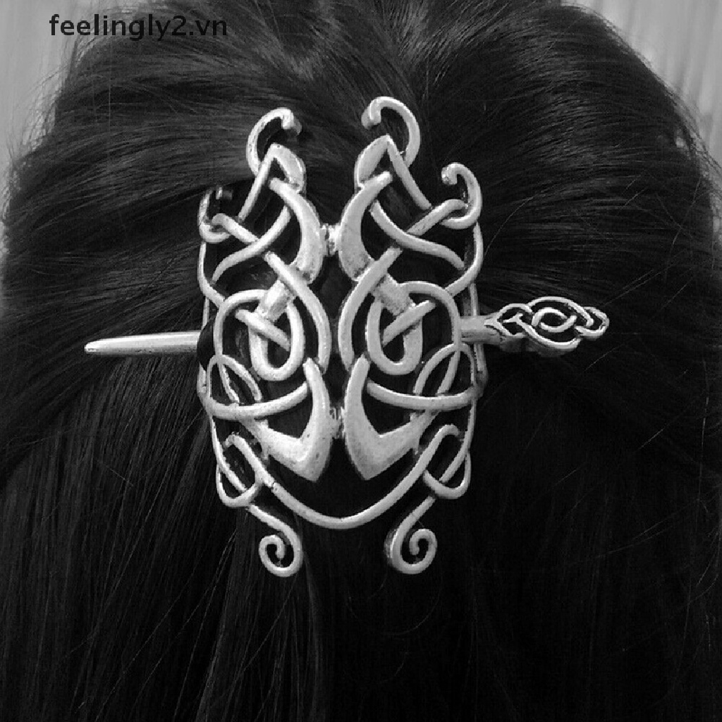 Kẹp Tóc Phong Cách Viking Cổ Điển Cho Nữ