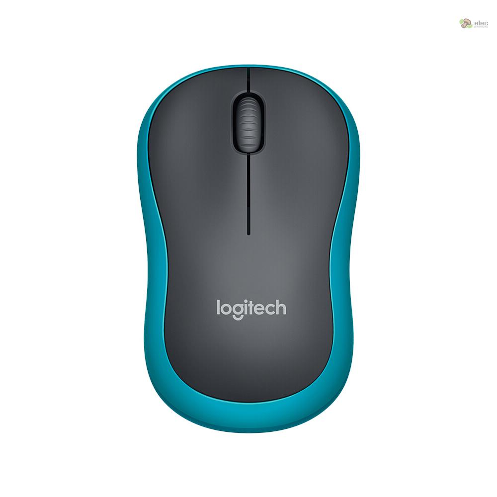 Chuột không dây Logitech M185 2.4G màu xanh dương