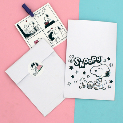 Túi giấy đựng đồ dùng in họa tiết hoạt hình đơn giản dễ thương