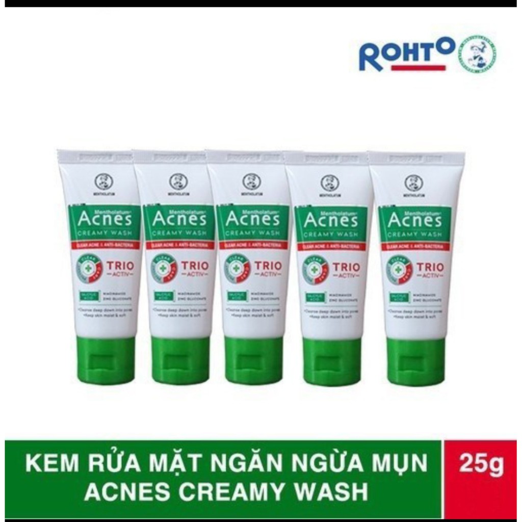 Gel rửa mặt ngăn ngừa mụn ACNES 25+ FACIAL WASH 25g