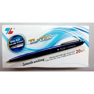 Hộp 20 bút bi thiên long tl-031 mực xanh