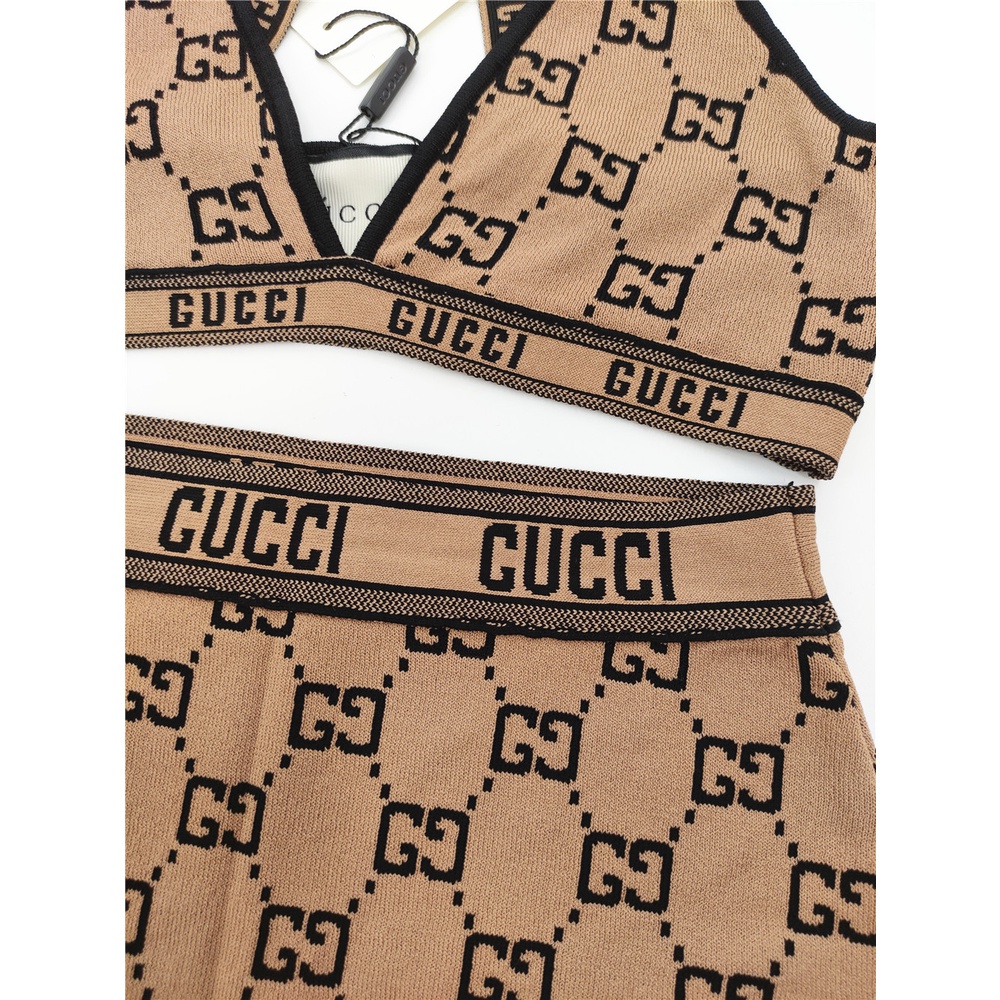 Sang Trọng Bộ Đồ Bơi Dệt Kim In Logo gucci Quyến Rũ Cho Nữ