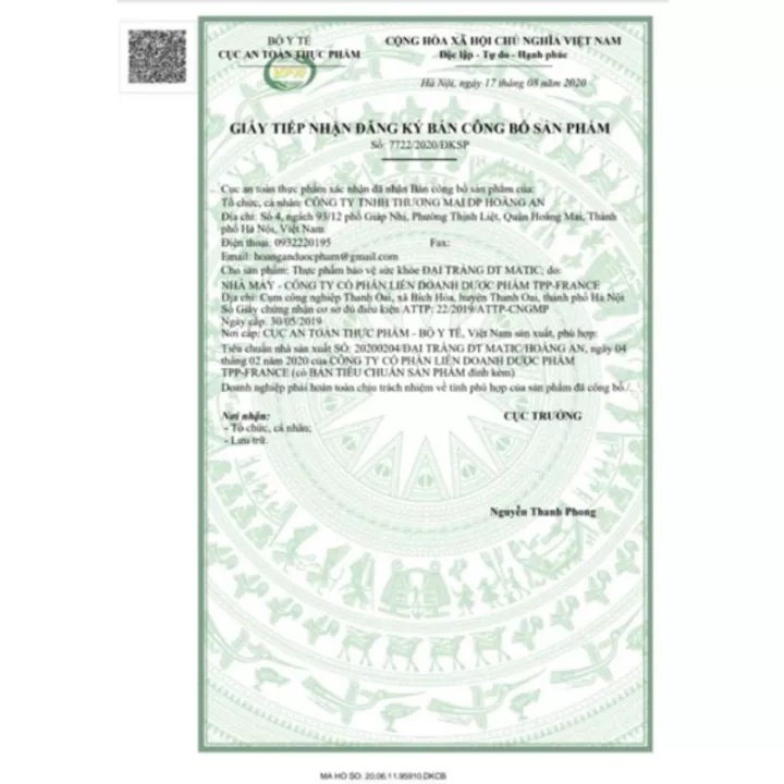 Đại tràng DT MATIC hỗ trợ giảm các biểu hiện của viêm đại tràng, viêm đại tràng co thắt