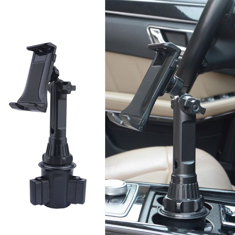 QUU 360 Degree Adjustable Car Cup Holder Stand Cradle Mount For  Universal