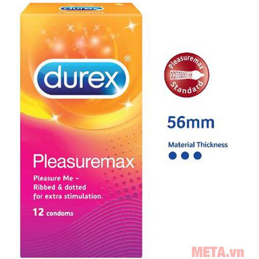 [CHÍNH HÃNG] COMBO 6 Bao cao su DUREX  70 cái, siêu mỏng,  kéo dài thời gian, gai tăng khoái cảm