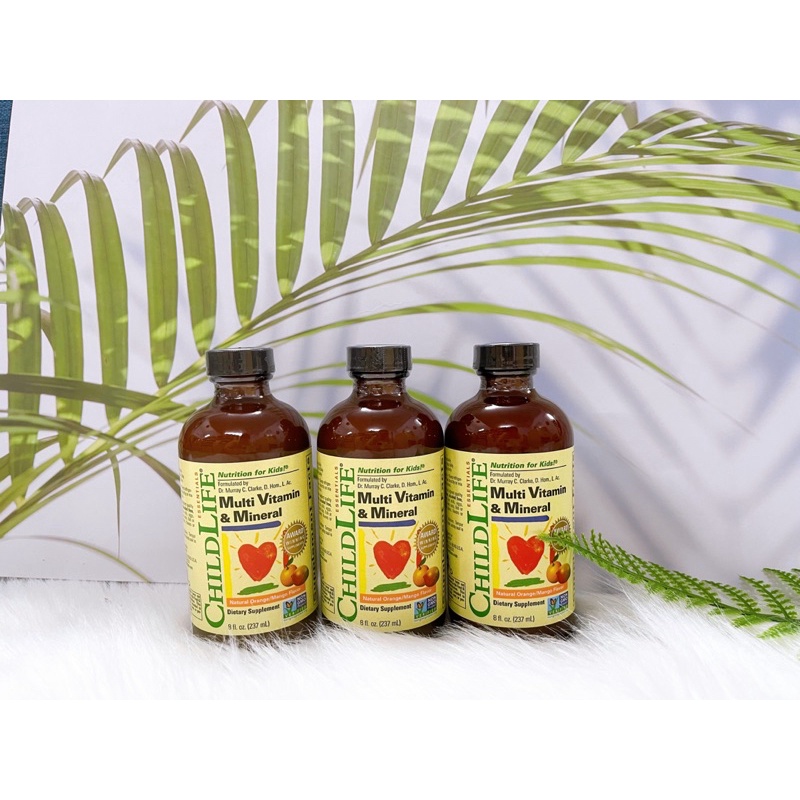Siro uống Childlife Multivitamin vị cam 237ml.