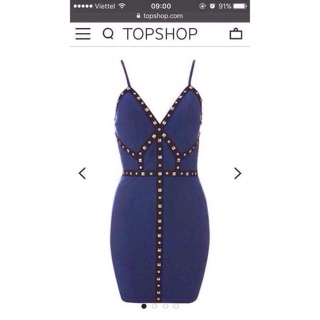 Váy topshop hai dây ôm