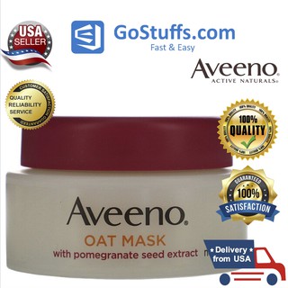 [HÀNG MỸ] MẶT NẠ DƯỠNG ẨM GIÚP DA MỊN MÀNG CHIẾT XUÂT HẠT LỰU Aveeno, Oat Beauty Mask with Pomegranate Seed Extract 50G
