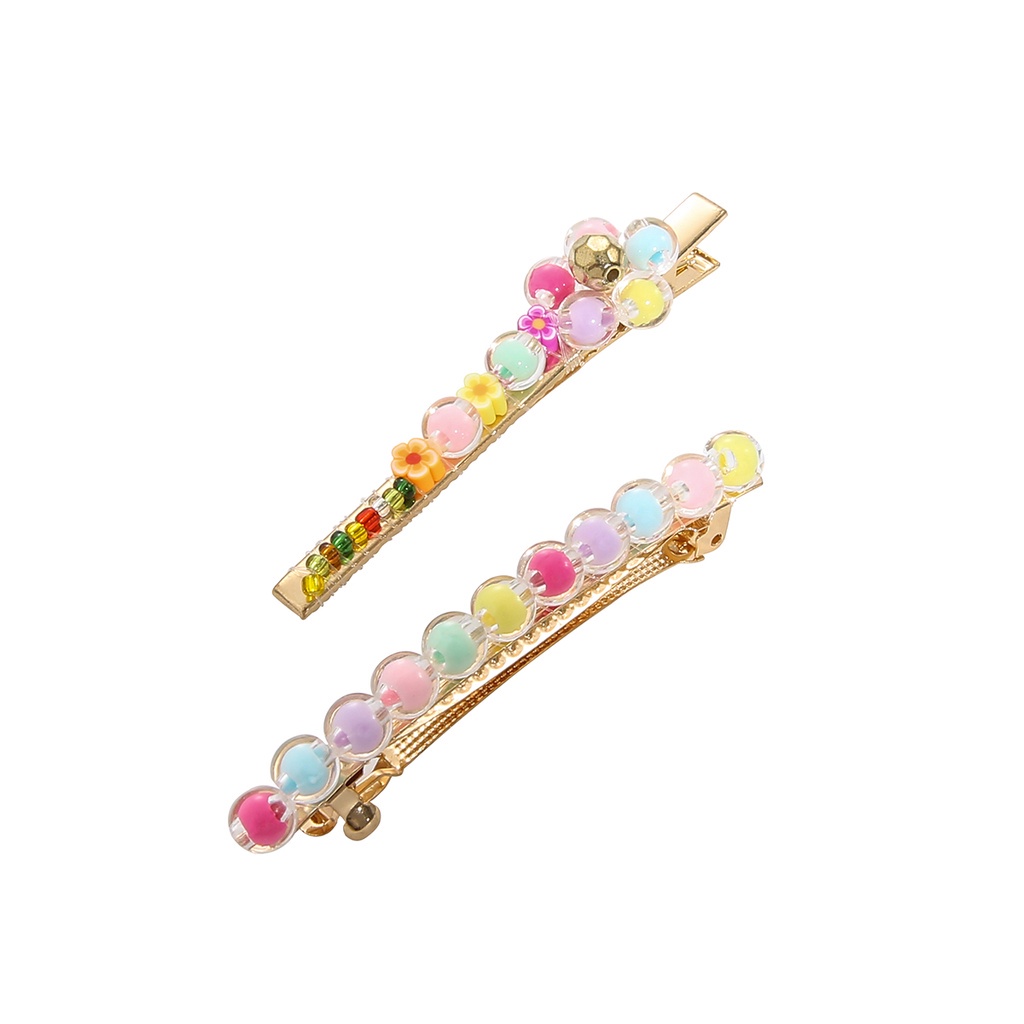 110 hạt acrylic 8mm lõi nhựa AB nhiều màu có lỗ xỏ tròn dùng làm đồ trang sức thời trang