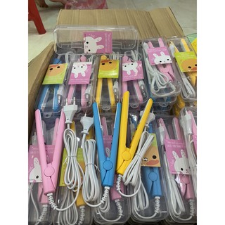 Máy duỗi tóc mini cầm tay có hộp