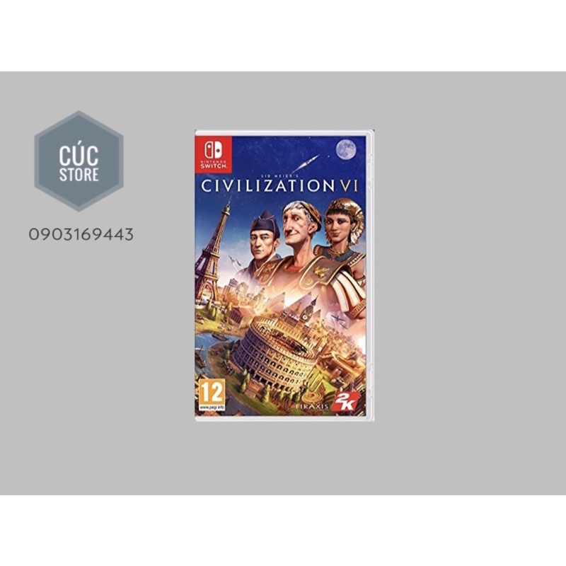 Đĩa chơi game SWITCH: Civilization VI